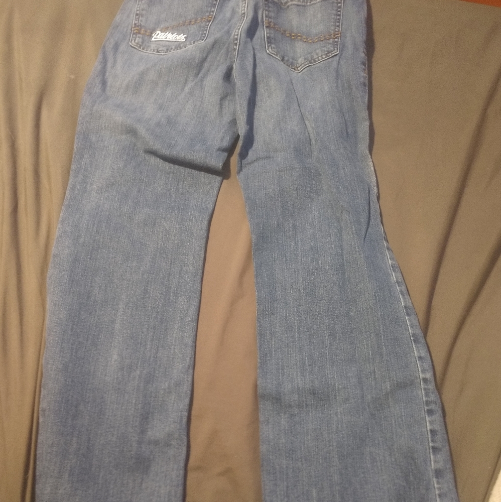 NFL cheerleader bootcut Patriots jeans size 8L
